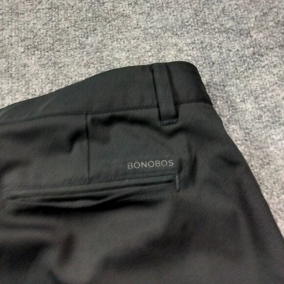 Bonobos Pants Mens 35X30 Black Athletic Fit Highland Tour Golf Stretch Preppy - Picture 8 of 13